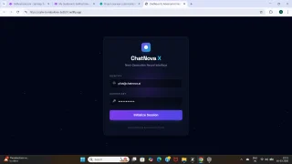 ChatNova X Futuristic AI ChatGPT Interface Dashboard