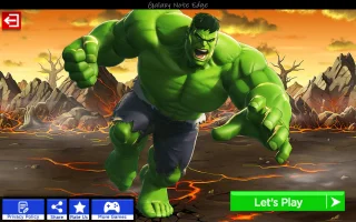 Incredible Hulk (Super Hero): Fight in City (64-Bit)