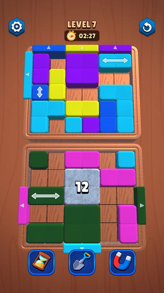 Color Block Jam 3D - Wood Block — screenshot 6