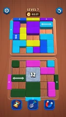 Color Block Jam 3D - Wood Block