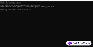 Website Information Gatherer