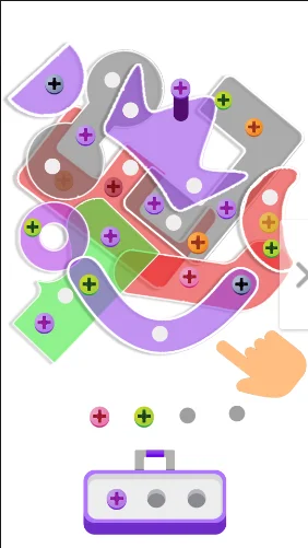 Screw Color Order Jam: Match the Removed Screws — screenshot 1