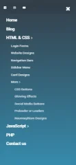 Animated Horizontal and Vertical Navigation Dropdown Menu