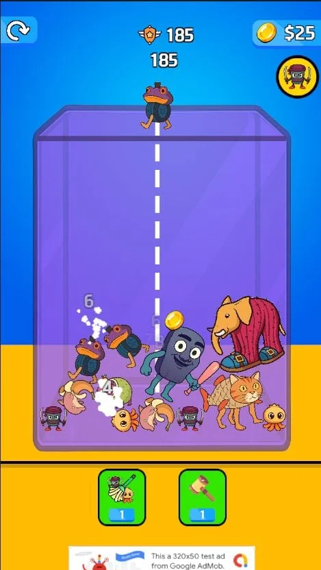 Brainrot Merge Drop Puzzle Game Unity Source Code — screenshot 3
