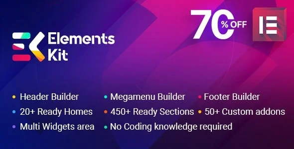 ElementsKit - The Ultimate Addons for Elementor Page Builder — screenshot 1