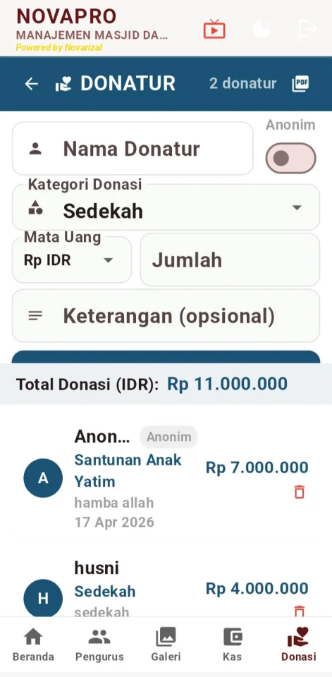 NovaPro - Offline Mosque Management & Prayer Times Flutter Source Code — screenshot 4