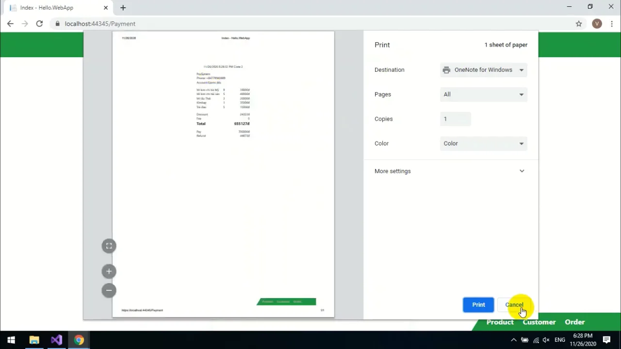 Restaurant Management System Source Code — screenshot 3