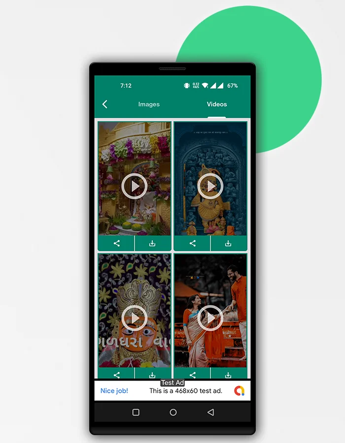 WhatsApp Status Saver Pro 2020 in Direct Message with AdMob Ads — screenshot 3