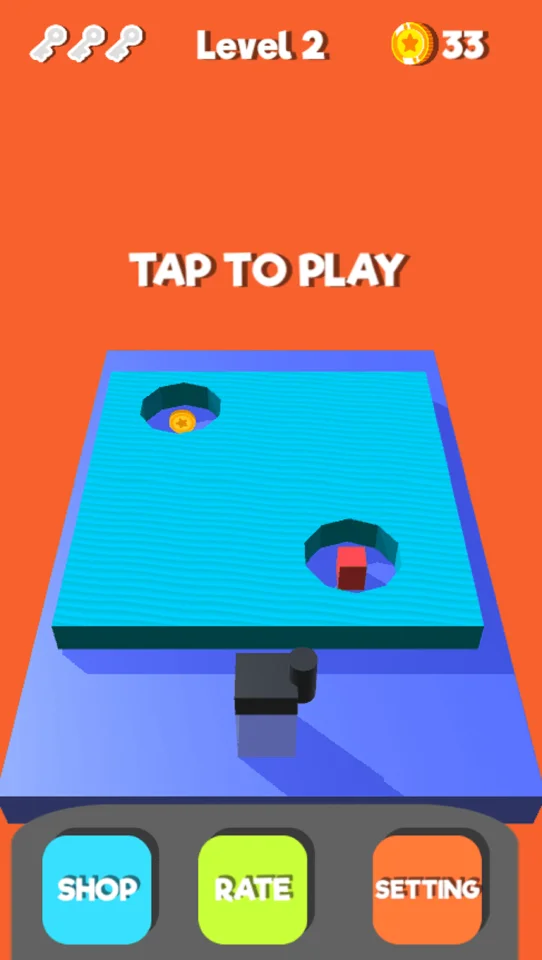 Sand Eater Hyper Casual Game Template — screenshot 1