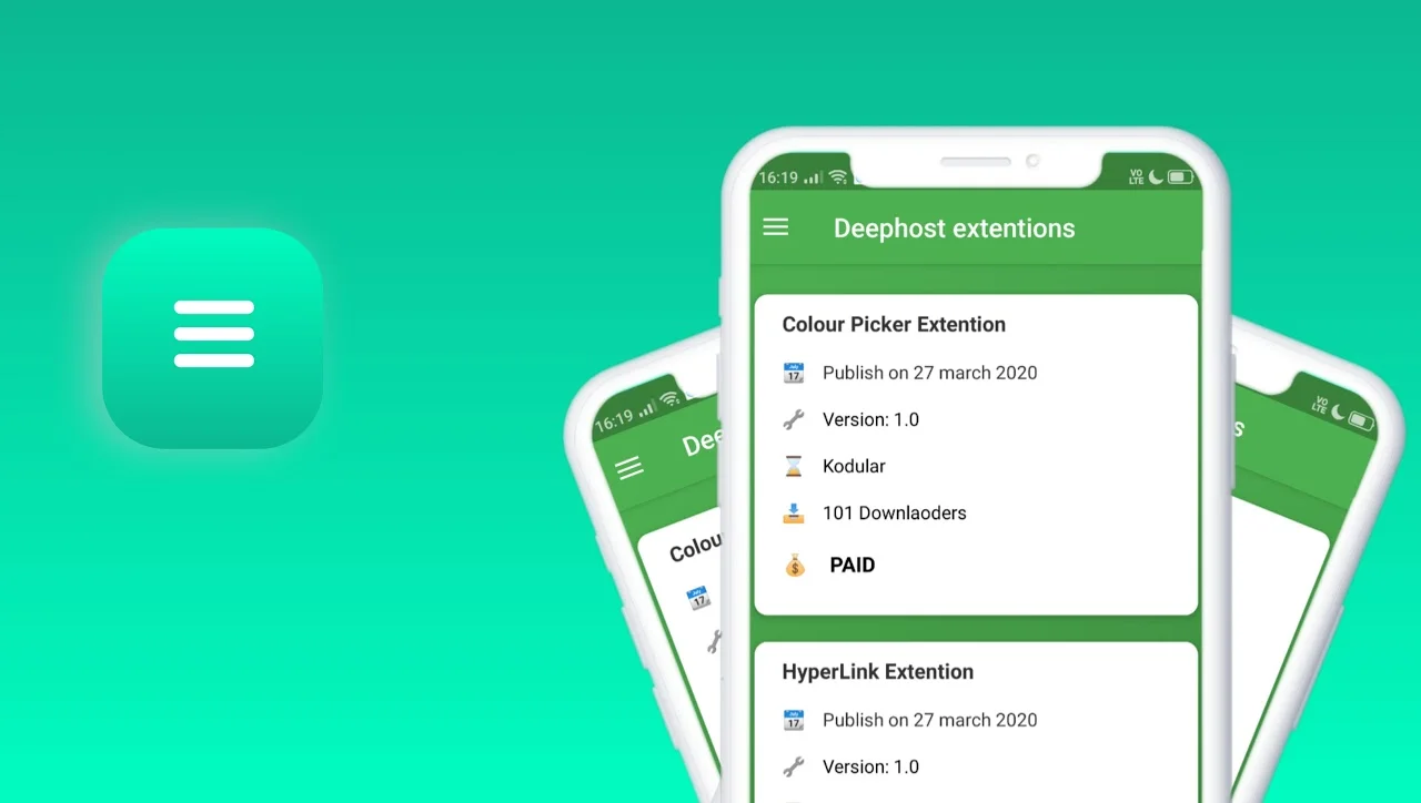 Deephost Like App Full Aia Kit for Kodular — screenshot 5