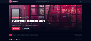 Cinema Hub - Movie Download & Streaming Web site + FREE Android App (HTML5 & Tailwind)