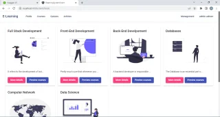 E-Learning Web Application Using Asp.net Core Web API and Angular