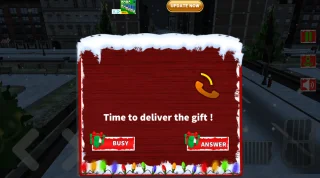 Christmas Santa Rush Gift Delivery