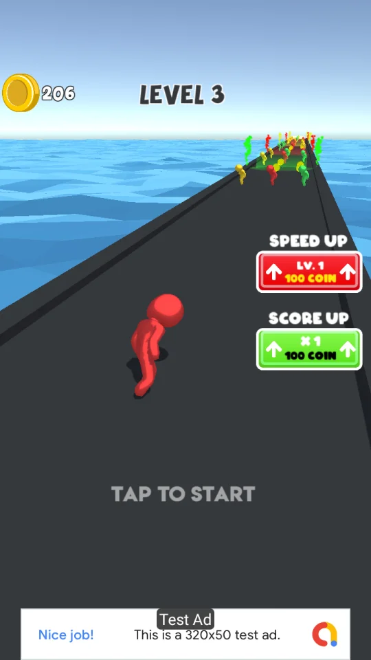 Color Run 3D – (Unity – AdMob) — screenshot 1