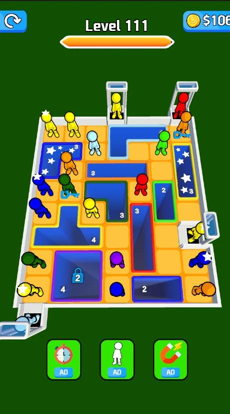 Drop People 3D Hole Puzzle Game Unity Source Code — screenshot 2