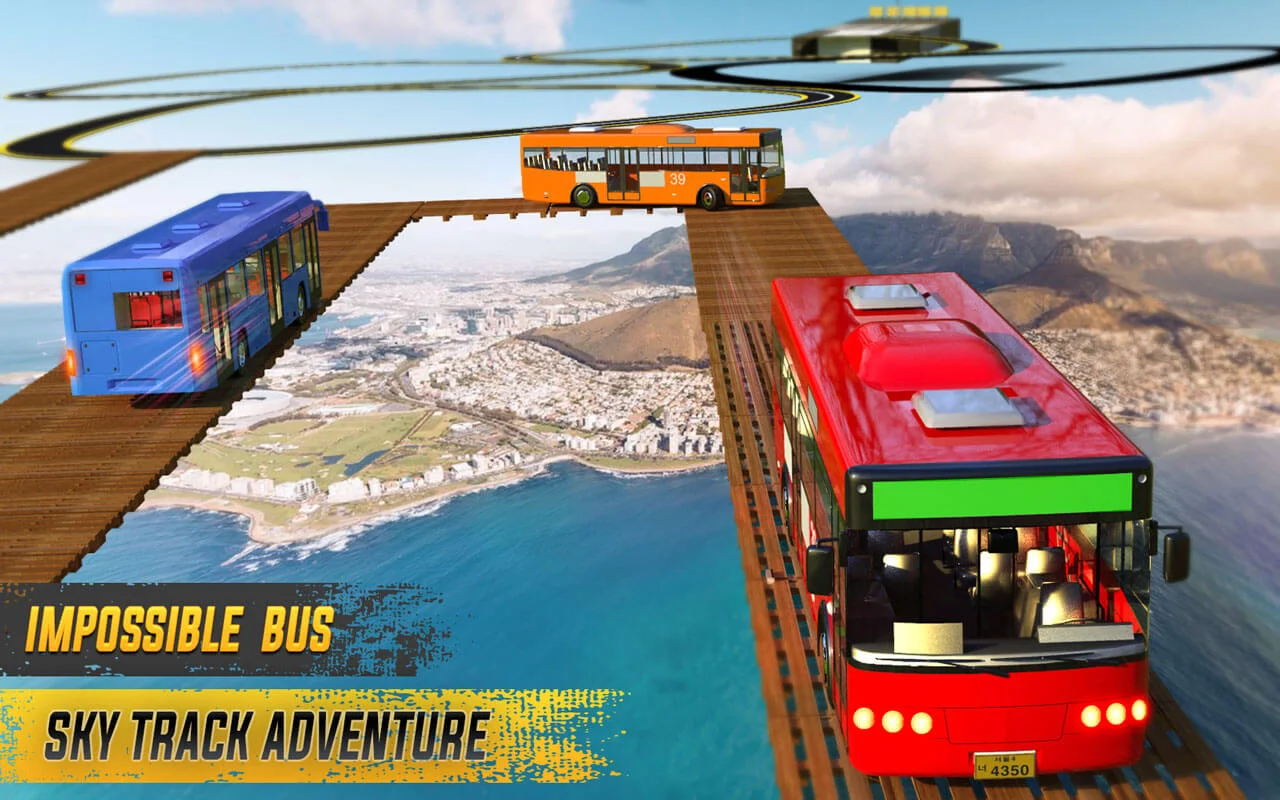 Impossible Advance Bus Driving Crazy Mega Stunt — screenshot 2