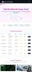 AI Image Tools Showcase Modern Landing Page Template