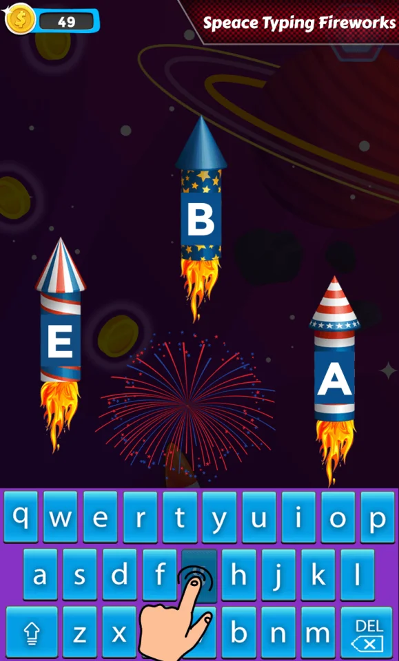 New Space Typer: Speed Rocket Typing Free — screenshot 4