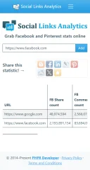 Social Links Analytics