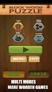 Wood Blocks Puzzle 3 in 1 (with Ads) Unity Complete Project — screenshot 2