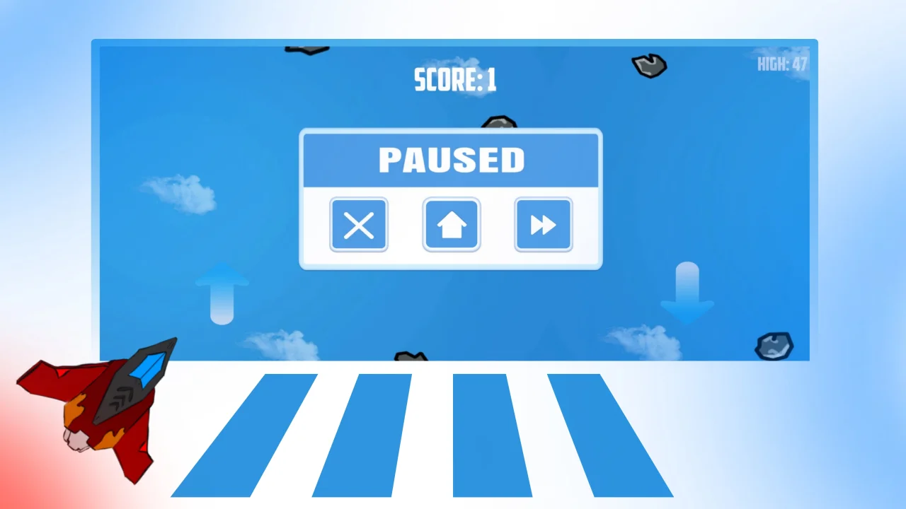 Endless Flight 2D Arcade Flying Game Source Code (Unity) — screenshot 3