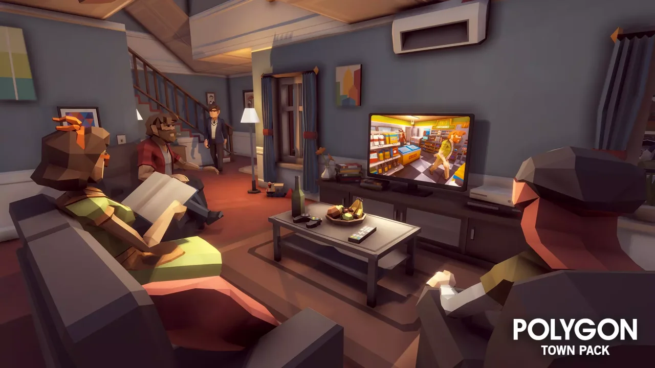 POLYGON Town Pack - Low Poly 3D Art by Synty — screenshot 3