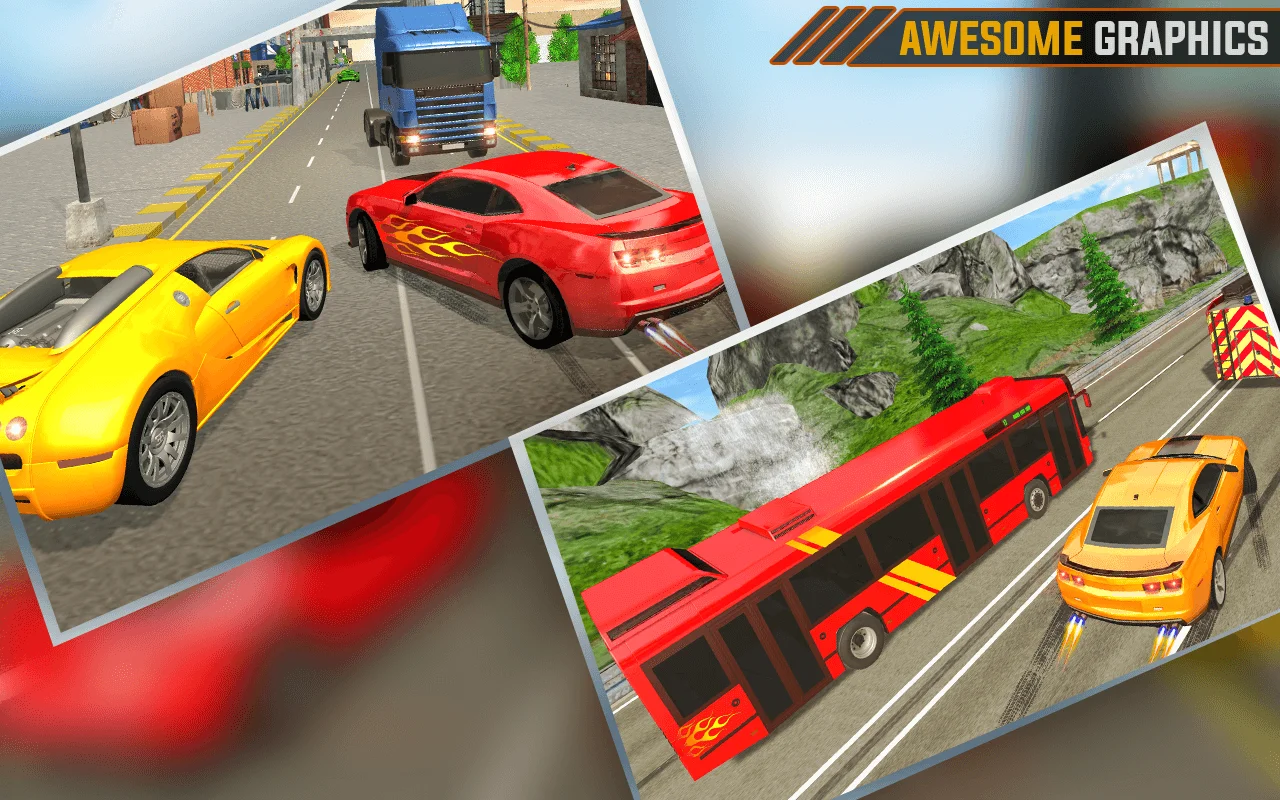 Crazy Car Racing: Highway Traffic Driver — screenshot 4