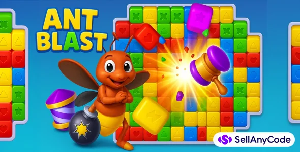 Ant Bomb: Match Blast Puzzles Game Source Code