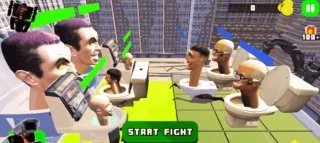 Merge Master Toilet War Fight