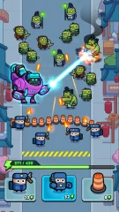 Alien Fight: Police vs Zombie