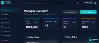 FieldSync Pro Field Service Management Platform