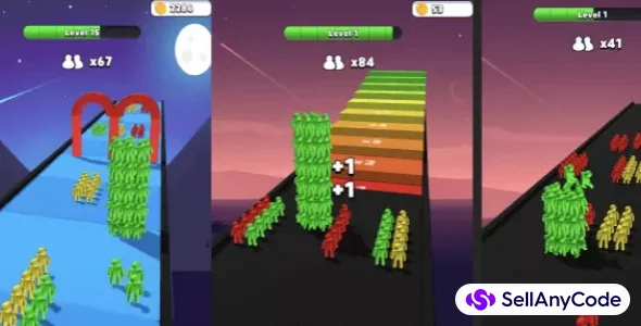 Stacky Guys Run – Hyper Casual Game