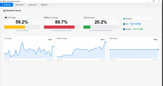 PC Management System - Professional System Monitor with GUI