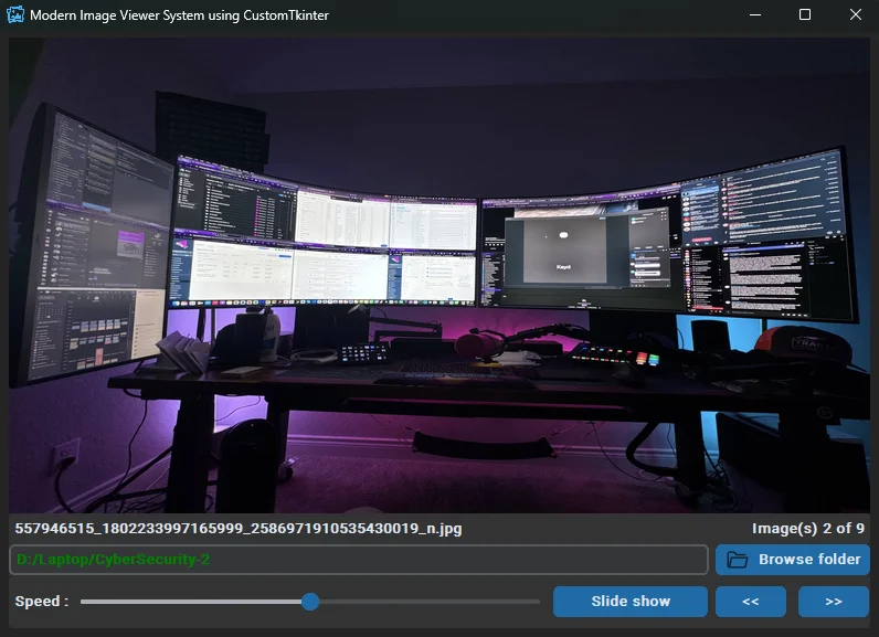 PyView Pro - Desktop Image Viewer & Auto Slideshow Tool — screenshot 2