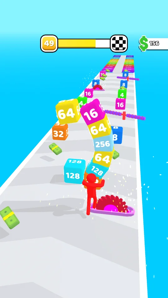 Cube Run 2048 — screenshot 2