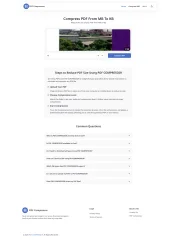 PDF Compressor Tool Website