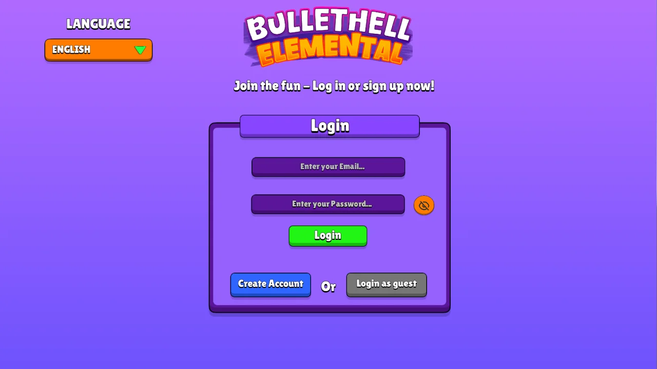 BulletHell Elemental Template (Survival) — screenshot 2