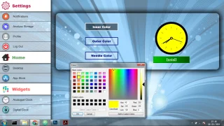 Virtual Desktop Interface in PHP Script