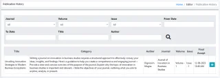 Manuscript Peer Review System Using ASP.NET Core
