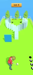 Golf vs Domino Challenge – Hypercasual Puzzle Game