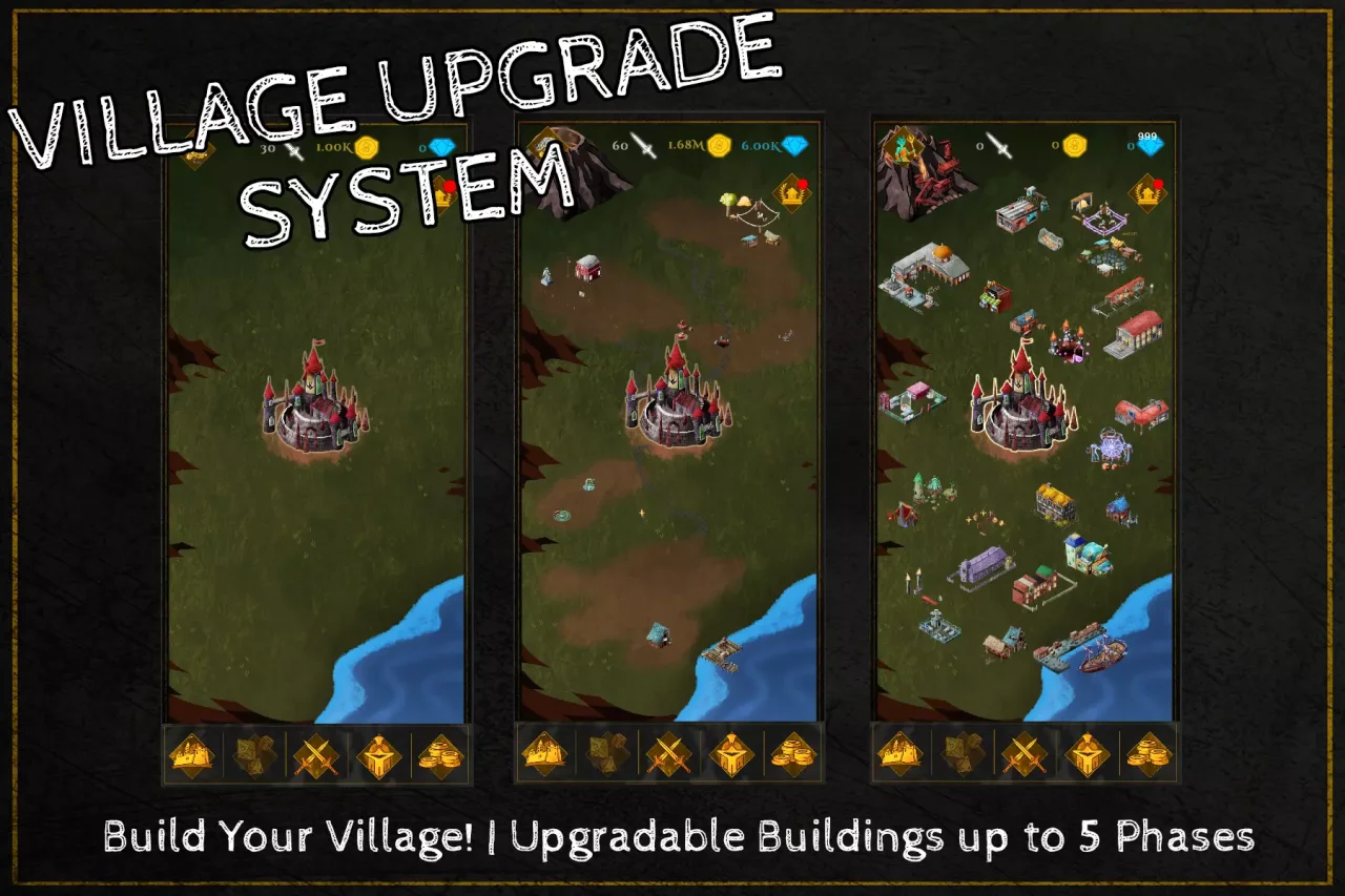 Idle RPG Clicker - Complete Game (Mobile) — screenshot 1