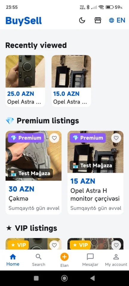 Buysell - PHP MySQL Marketplace Flutter App — screenshot 5