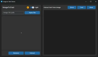 PyOCR Drop - Desktop Image to Text Converter with File Export