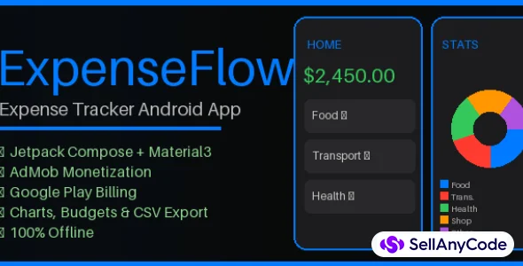 ExpenseFlow Expense Tracker Android App