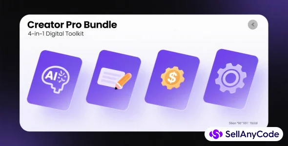 Creator Pro Bundle - 4-in-1 Digital Creator Toolkit