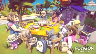 POLYGON Kids - Low Poly 3D Art by Synty