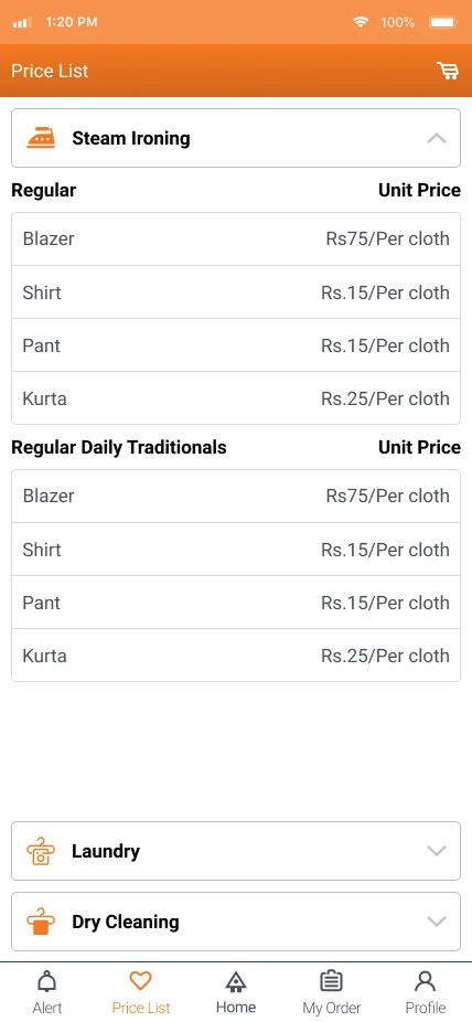 Laundry Application — screenshot 8
