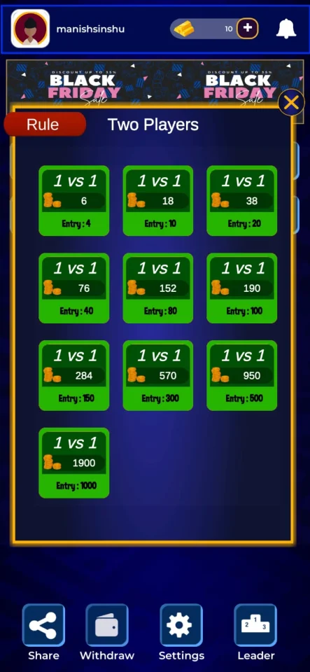 Elite Ludo v8 Real Money Earning Node.js App with Admin Panel — screenshot 4
