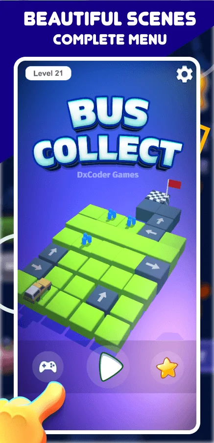 Bus Collect | Hybrid Puzzle Game — screenshot 1