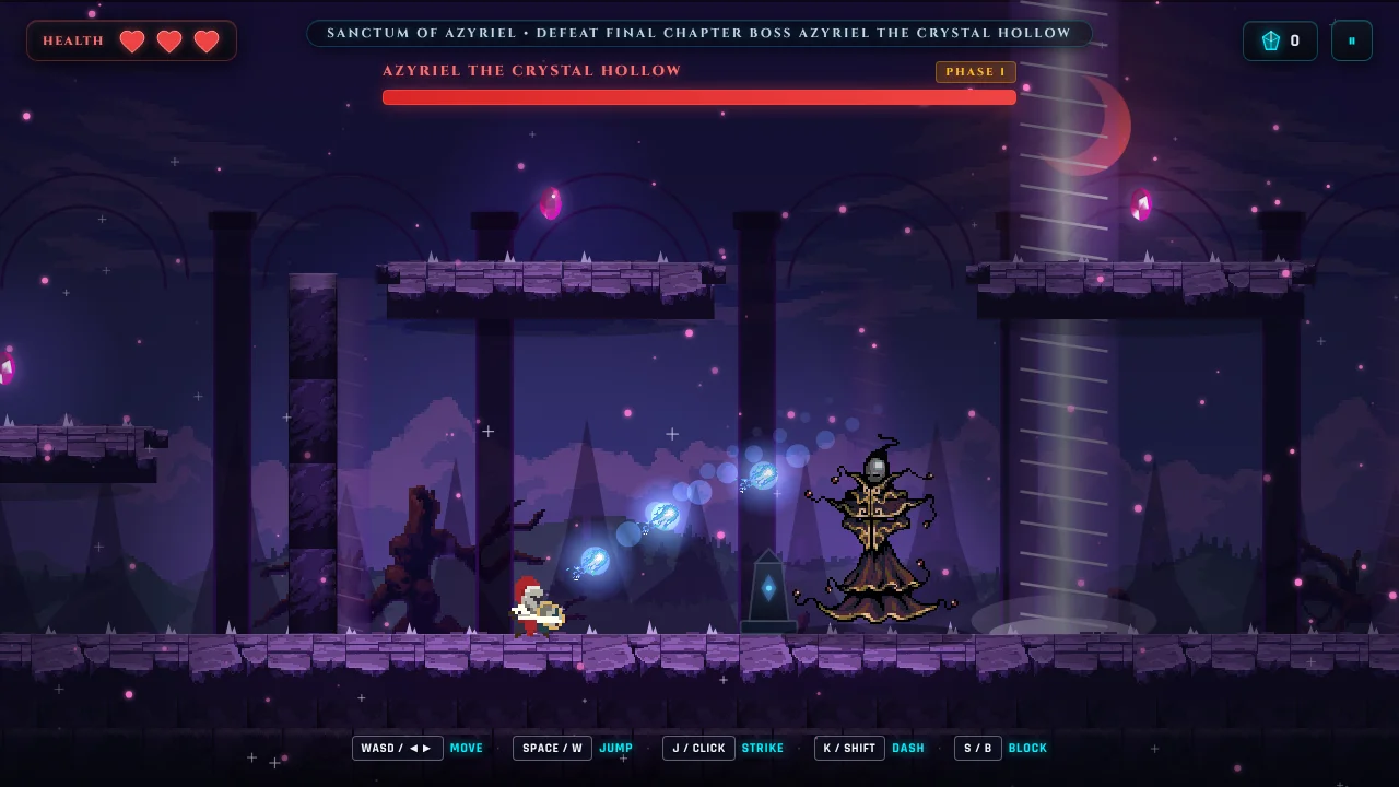 Echoes of the Veil - HTML5 Dark Fantasy Platformer — screenshot 4